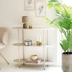 House Nordic Wandkast Rieti 3-Planken Metaal Zand Best