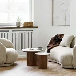 House Nordic Bank en Fauteuil Set Hawkes Zand Outlet
