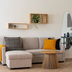 House Nordic Chaise Longue Slaapbank Belfast met Opslag Zand Discount