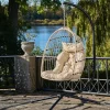 House Nordic Hangstoel Patras Beige/Grijs