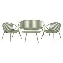 House Nordic Loungeset Saly Groen