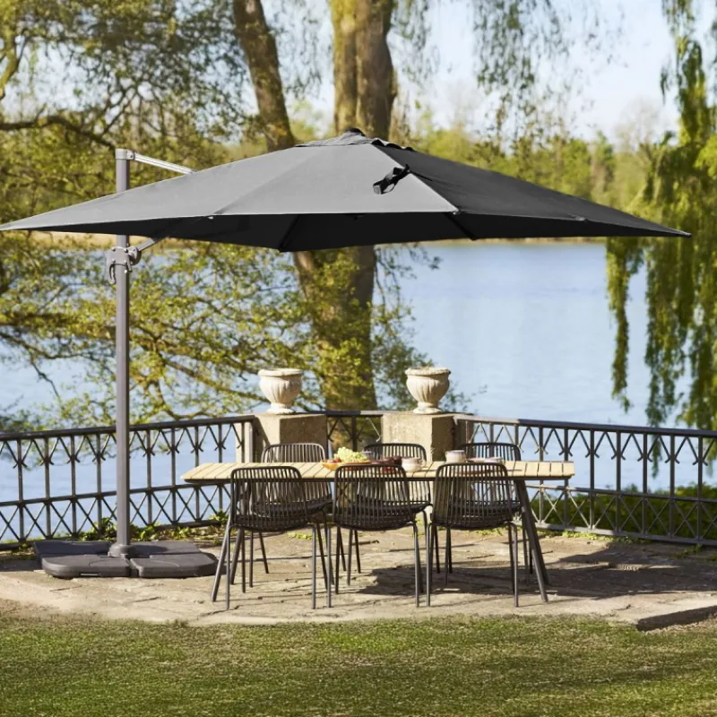 House Nordic Parasol Baza Zwart Incl. Parasolvoet