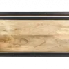 HSM Collection Wandbox Levels 75x25cm Mangohout/Ijzer