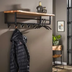 GM Kapstok Edge 6 Haken Hoedenplank - Giga Meubel Hot