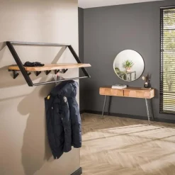 GM Kapstok Lean Massief Acacia Naturel Outlet