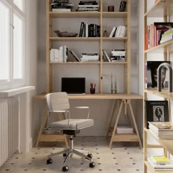 Kare Design Bureaustoel Dottore Grijs