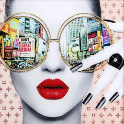 Kare Design Fotoschilderij Times Square View 80x80cm