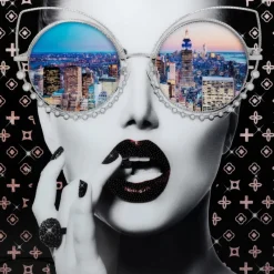Kare Design Fotoschilderij NY View 120x120cm Discount
