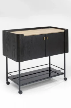 Kare Design Bar Trolley Milano Walnoot