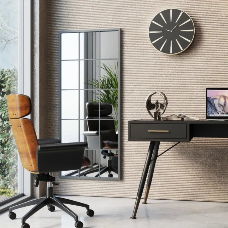 Kare Design Bureaustoel Check Out Zwart Hot