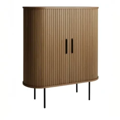 Giga Living Kast Nola Smoked met Glazenrek -