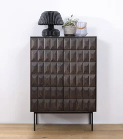Giga Living Kast Latina Espresso Glazen -