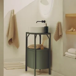 Kave Home Badkamermeubel Arely met Stalen Structuur Gelakt MDF 60x40cm