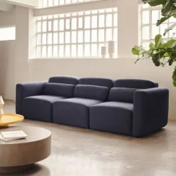 Kave Home Bank Neom Modulaire 3 Zits Blauw 263cm Donkerblauw Clearance