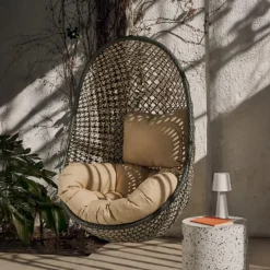 Kave Home Hangstoel Cira Naturel/
