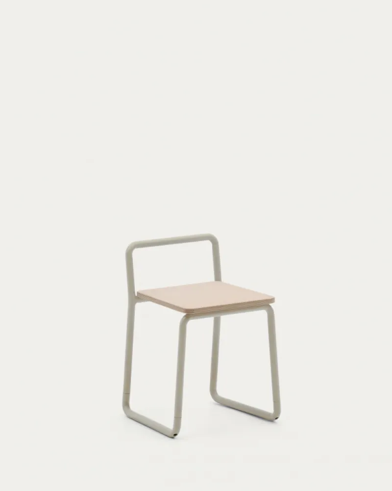 Kave Home Kinderstoel Tinn Essenfineer met Frame Beige Hot