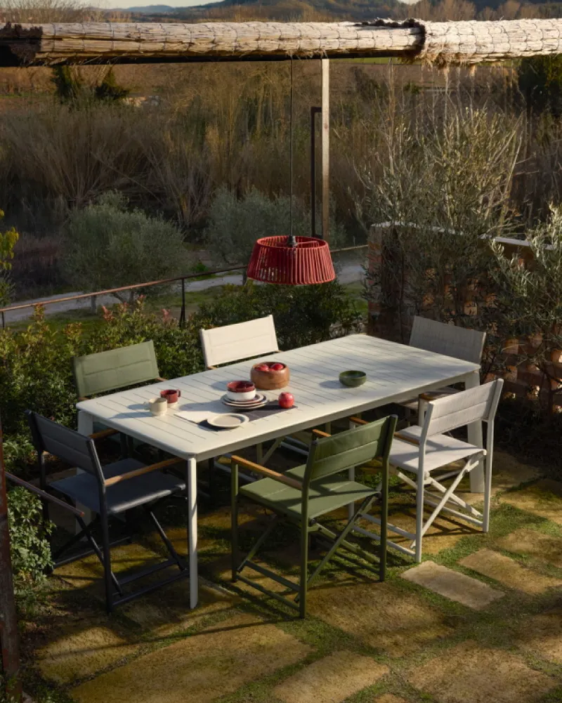 Kave Home Lampenkap Aldet Touw cotta Ø46cm