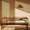 Kave Home Lampenkap Saranella Outdoor Rotan Lichtgrijs Ø70cm Best