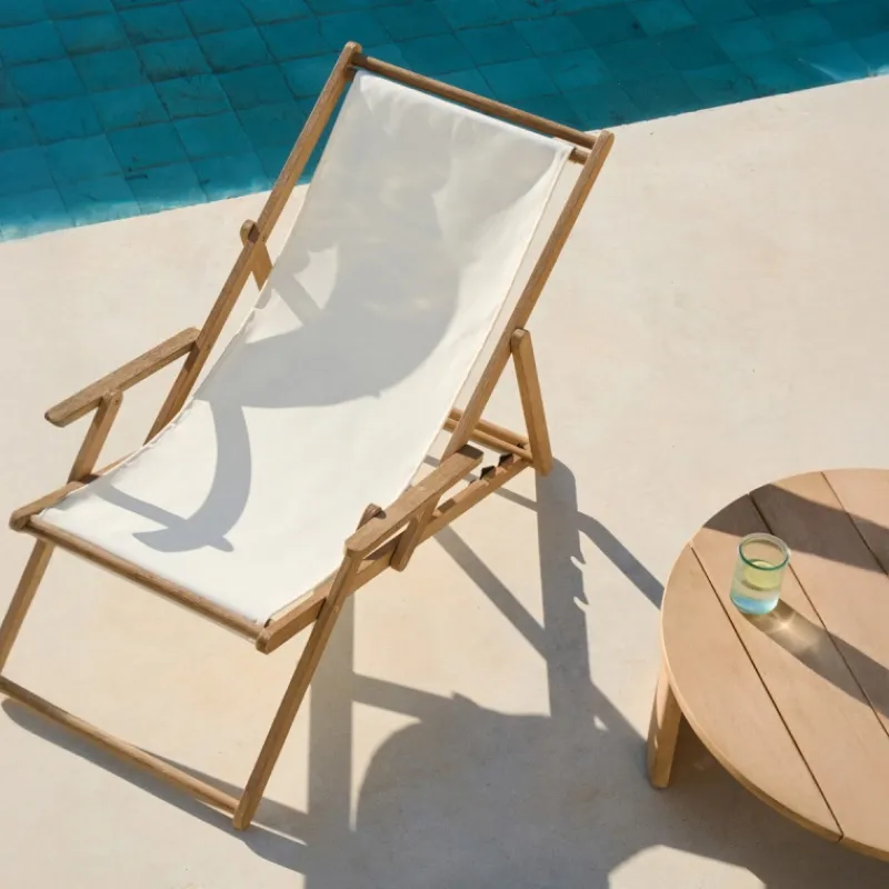 Kave Home Opklapbare Strandstoel Vilara Outdoor Acaciahout