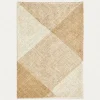 Kave Home Vloerkleed Maelan Geruit Naturel Jute en Katoen 160x230cm Sale