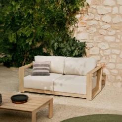 Kave Home 2-zitsbank Ambra Acaciahout 174cm Clearance