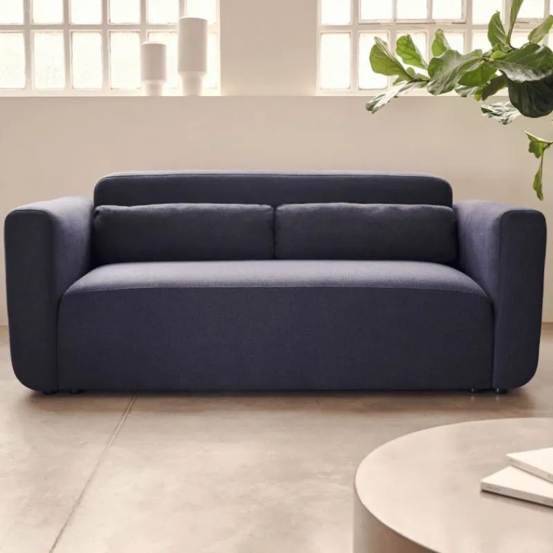 Kave Home 2-Zitsbank Neom Modulair Blauw 188cm Donkerblauw New