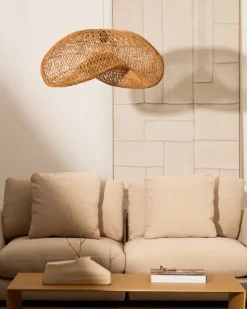 Kave Home Lampenkap Isora Rotan Naturel 80cm Outlet