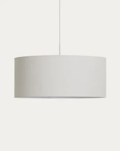 Kave Home Lampenkap Niani Katoen Ivoor Ø60cm