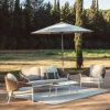 Kave Home Loungeset Zuara Aluminium Beige Synthetisch Touw Bruin Online