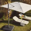 Kave Home Parasolvoet Alfaz Plastic Zwart 98x98cm Outlet