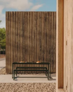 Kave Home Tuinset Sotil Staal Groen 183x83cm