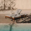 Kave Home Tweepersoonsligstoel Sonsaura Massief Eucalyptushout Online