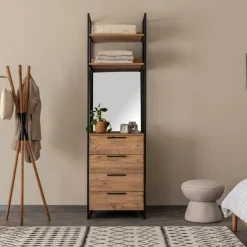Arabic House Kledingkast Dynamic D Melamine Naturel 64x225cm Element D Outlet