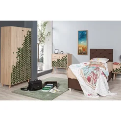 Arabic House Kledingkast Stil Melamine Sonoma Eiken