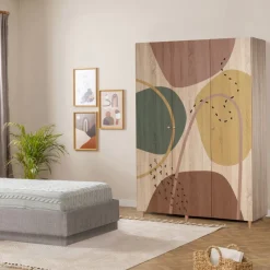 Arabic House Kledingkast Lena Organic Melamine Naturel