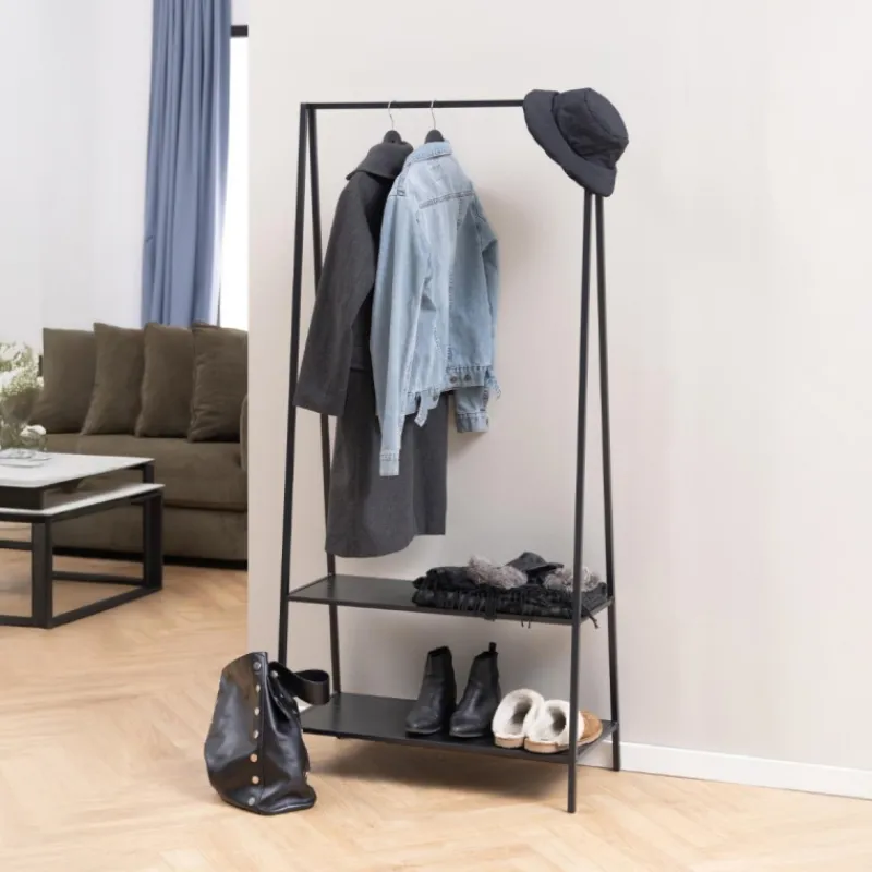 Giga Living Kledingrek Varven Frame Steel Mat -
