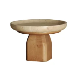 Kodu Tray Empty Pockets Rond Videix Marmer Bruin 20cm