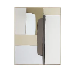 Kodu Wanddecoratie Talum Canvas Beige Discount