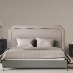 Kodu Hoofdbord Sousel Linen Beige