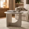 Kodu Salontafel Rond Inha Mangohout Off White