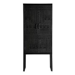 Kodu Wandkast Antrim Essenhout Zwart Clearance