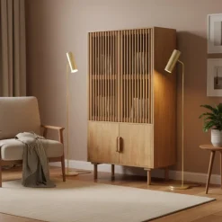Kodu Wandkast Trevoux Mangohout Bruin 130cm Hot