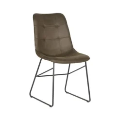 Label51 Eetkamerstoel Slim Leger Groen Sale