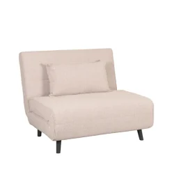 Label51 Slaapbank Single Bouclé Naturel/
