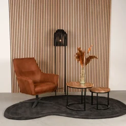Label51 Vloerkleed Mody Synthetisch 200x300 cm Antraciet Discount