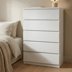 Giga Living Ladekast Ylva 5 lades - Wit