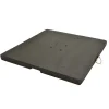 Lesli Living Granietplaat 90Kg Zwart, Afstand Gaten Diagonaal 16cm Clearance