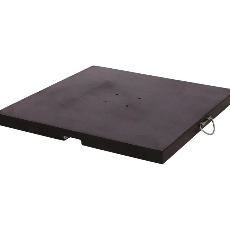 Lesli Living Granietplaat Polish 90Kg Zwart, Afstand Gaten Diagonaal 16cm