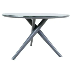 Lesli Living Tafel Mojito Ceramic Negro Ø120cm Antraciet Outlet