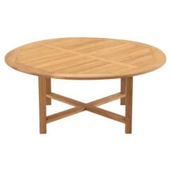 Lesli Living Tuintafel Teak Naturel Ø120cm Outlet